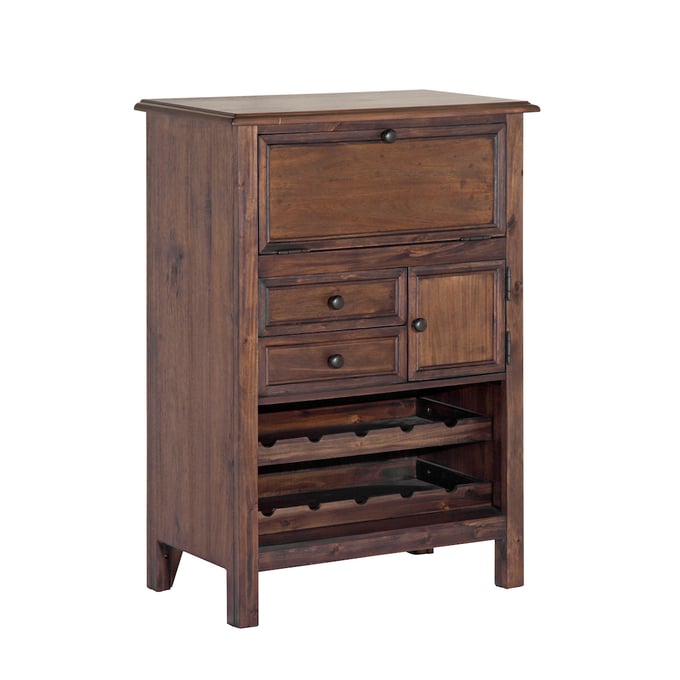 Bernards Walnut Wine Cabinet BRND-7712