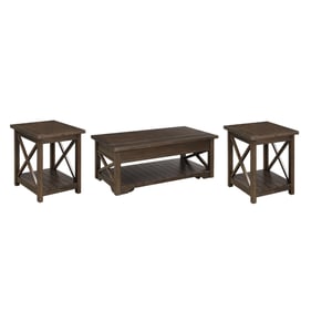 Bernards Jenson 3pc Coffee Table Set