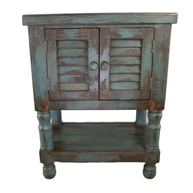 Bernards Shutters Green Accent Table