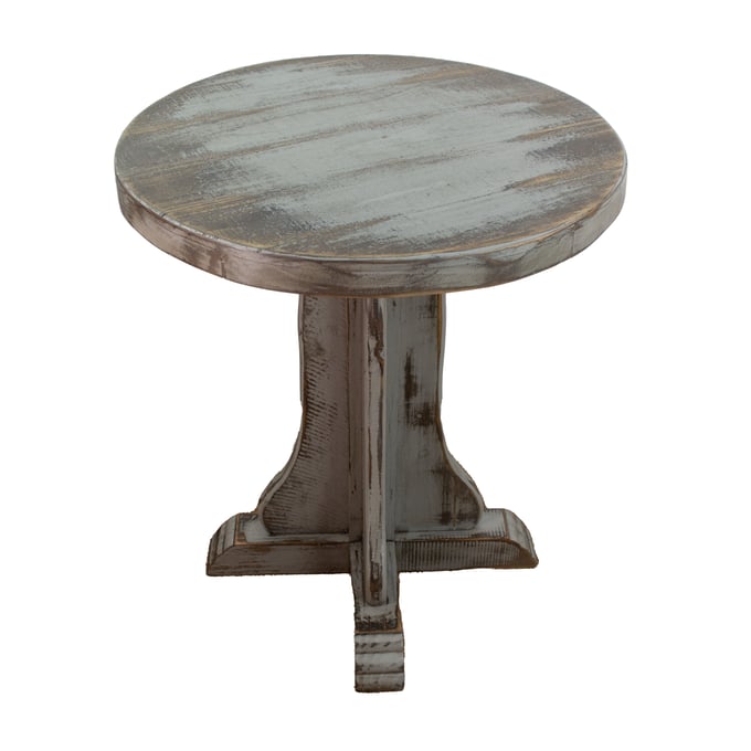 Bernards Savannah Gray End Table BRND-8812-002