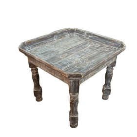 Bernards New Orleans Black Tray End Table