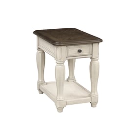 Bernards Linden Drawer Chairside Table