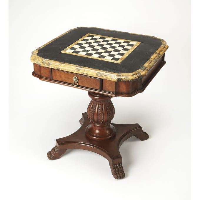 Butler Specialty Heritage Carlyle Fossil Stone Game Table BSF-0506070