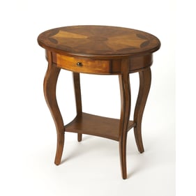 Butler Specialty Jeanette Brown Oval Accent Table