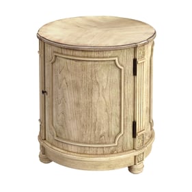 Butler Specialty Thurmond Beige Drum Side Table