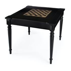 Butler Specialty Vincent Black Multi Game Card Table