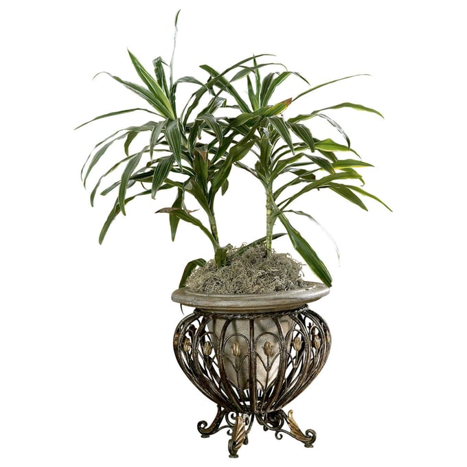 Butler Specialty Matthias Metal And Stone Planter BSF-0919070