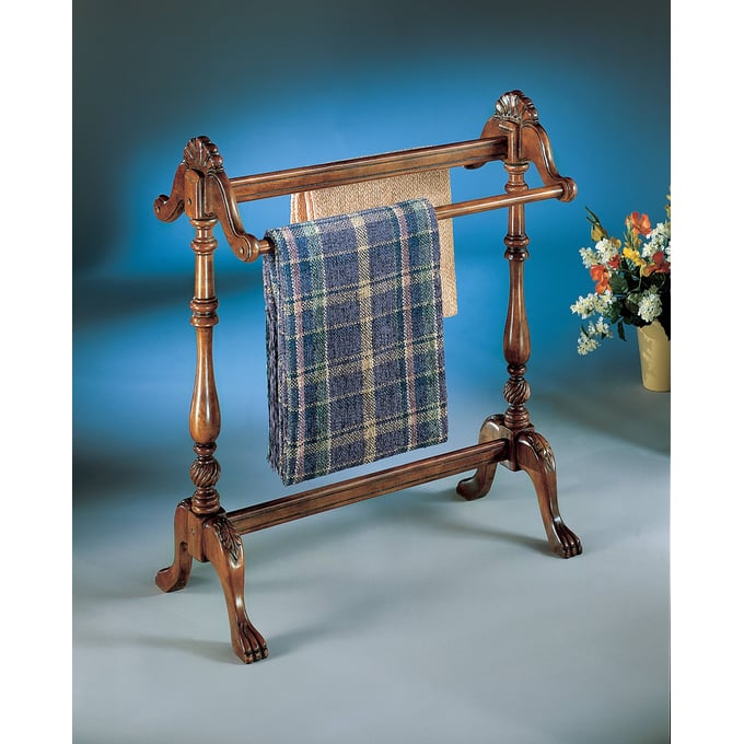 Butler Specialty Joanna Dark Brown Blanket Stand BSF-0991024