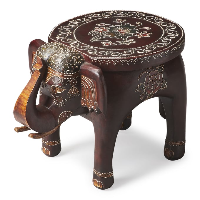 Butler Specialty Artifacts Botswana Hand Painted Accent Table BSF-1166290