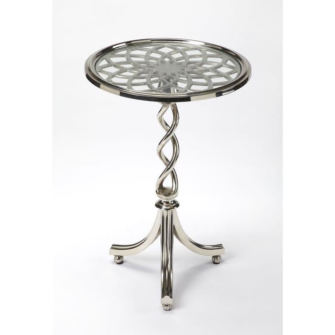 Butler Specialty Isidora Modern Silver Accent Table BSF-1169260