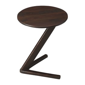 Butler Specialty Zena Dark Brown Round 16.5 Inch Accent Table