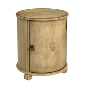 Butler Specialty Lawrie Beige Drum End Table