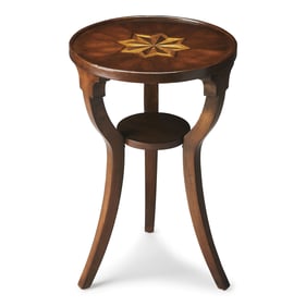 Butler Specialty Dalton Dark Brown Round Side Table