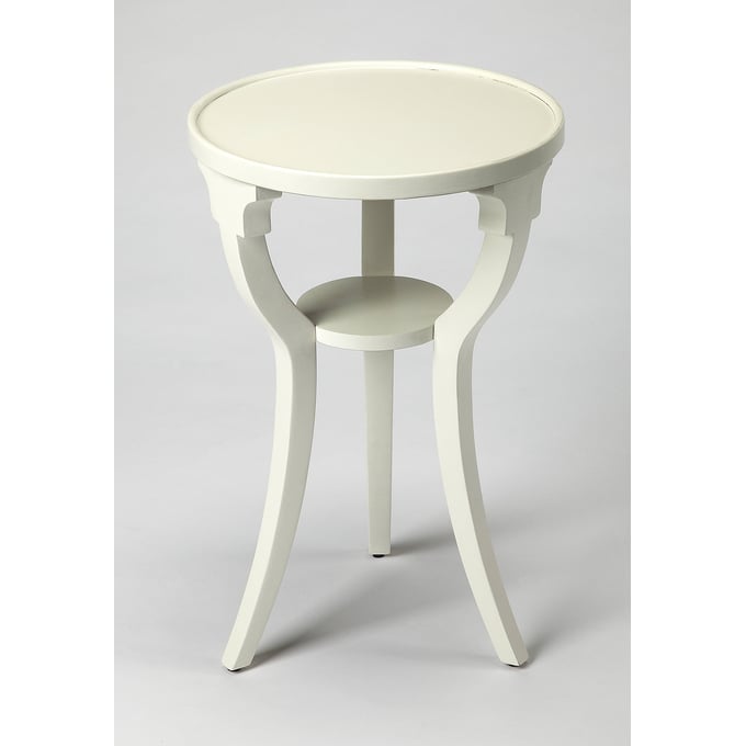 Butler Specialty Dalton White Round Accent Table BSF-1328222