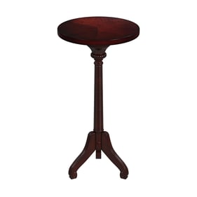 Butler Specialty Florence Dark Brown Pedestal Side Table