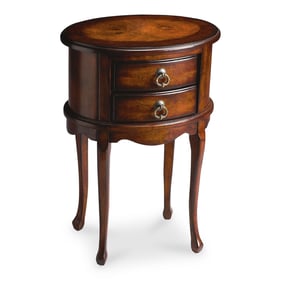 Butler Specialty Whitley Dark Brown Oval Side Table