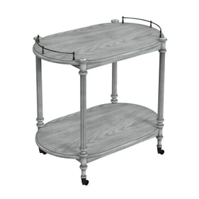 Butler Specialty Kathleen Gray 2 Tier Bar Cart