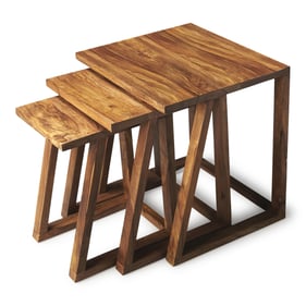 Butler Specialty Mira Light Brown Nesting Tables