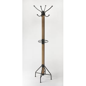 Butler Specialty Logan Square Medium Brown Black Coat Rack