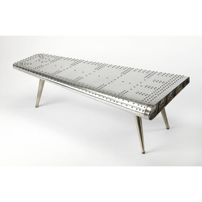 Butler Specialty Midway Aviator Silver Coffee Table BSF-2061025