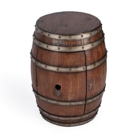 Butler Specialty Calumet Dark Brown Barrel Table