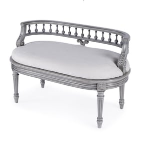 Butler Specialty Hathaway Gray 37 Inch Bench