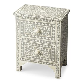 Butler Specialty Vivienne Gray Bone Inlay Accent Chest