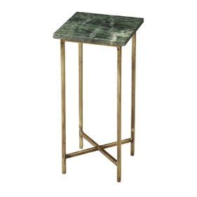 Butler Specialty Versilia Green Marble Scatter Side Table