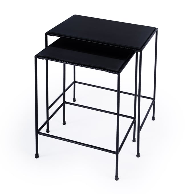 Butler Specialty Carrera Black 2pc Nesting Table BSF-2870437