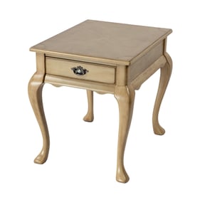 Butler Specialty Grace Beige 21 Inch Rectangular 1 Drawer End Table