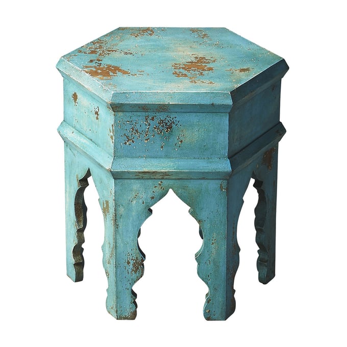 Butler Specialty Artifacts Tangiers Blue Side Table BSF-3117290