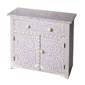 Butler Specialty Vivienne Purple Bone Inlay Console Chest