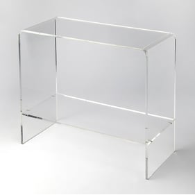 Butler Specialty Crystal Clear Console Table