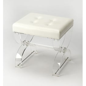 Butler Specialty Morena White Vanity Stool