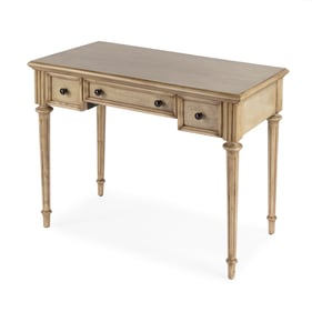 Butler Specialty Edmund Beige 38 Inch Writing Desk with Storage