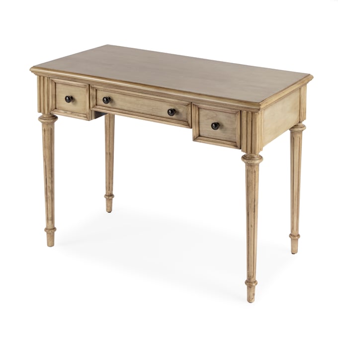 Butler Specialty Edmund Beige 38 Inch Writing Desk with Storage BSF-3746424