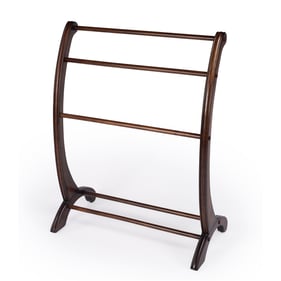 Butler Specialty Nathaniel Dark Brown Blanket Stand