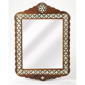 Butler Specialty Gabby Medium Brown Wall Mirror