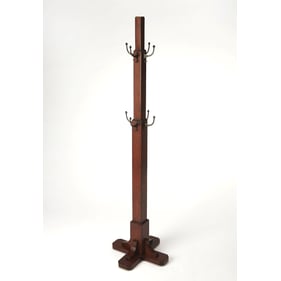 Butler Specialty Webster Medium Brown Coat Rack Tree