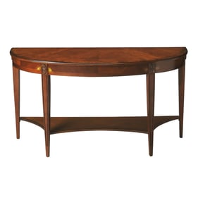 Butler Specialty Astor Medium Brown Demilune Console Table