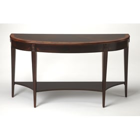 Butler Specialty Astor Dark Brown Demilune Console Table