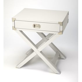 Butler Specialty Campaign Anew White Campaign Side Table