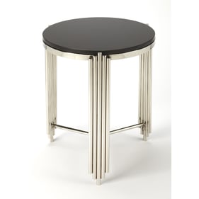 Butler Specialty Khalifa Black Granite End Table