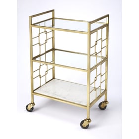 Butler Specialty Arcadia Gold Bar Cart