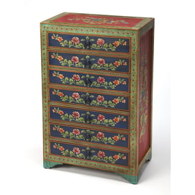 Butler Specialty Artifacts Zara Hand Painted Chest