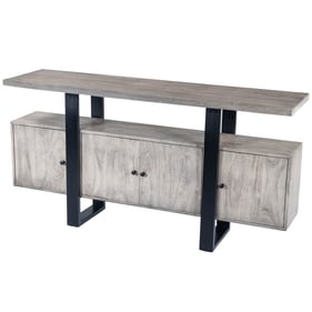 Butler Specialty Raitis Gray Wood And Metal 63 Inch Buffet