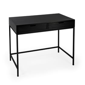 Butler Specialty Belka Black Desk with Drawers