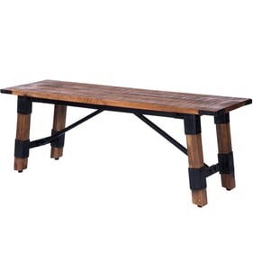 Butler Specialty Masterson Mountain Lodge Natural Wood Bench