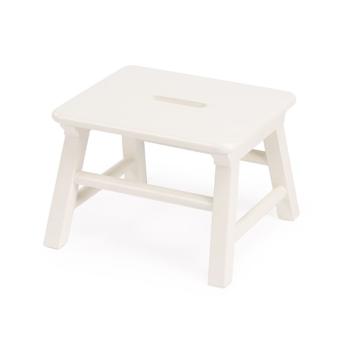 Butler Specialty Melrose Cottage White Step Stool BSF-5505288