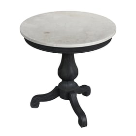 Butler Specialty Danielle Black And White Side Table